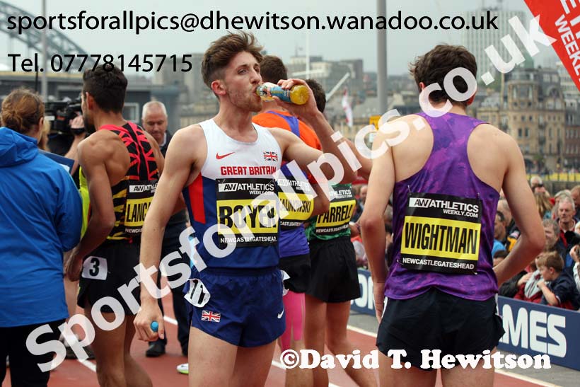 Cameron Boyek after the 1 mile, Great North CityGames. Photo: David T. Hewitson/Sports for All Pics